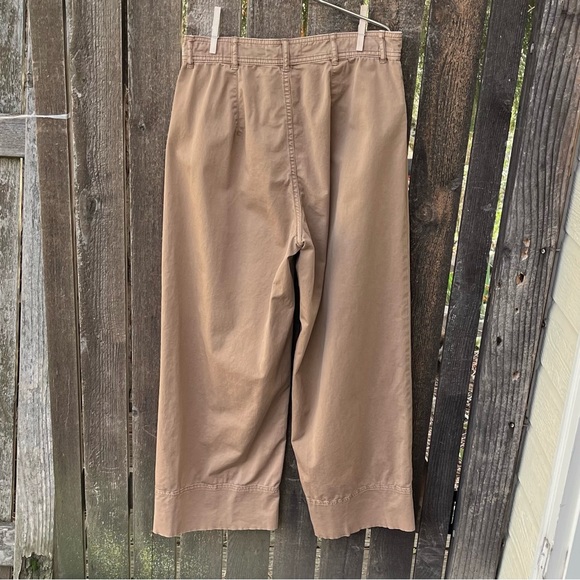 Everlane Wm’s The Lightweight Wide Leg Crop High Waisted Chino Pants Sz 4 - Picture 2 of 13